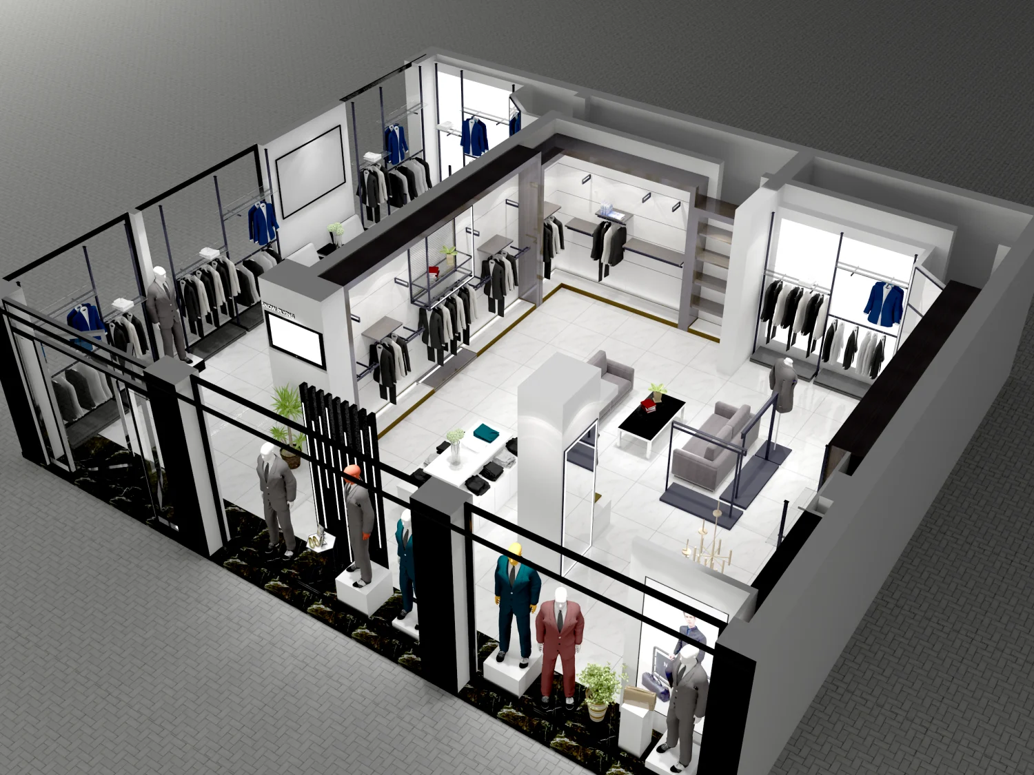 clothing display