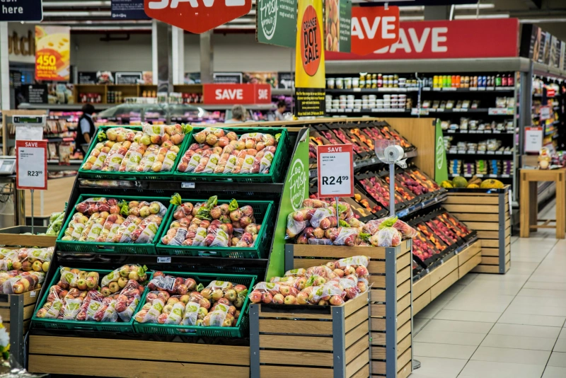 supermarket display