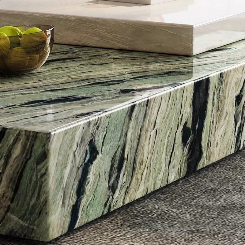 Layered Green Marble Coffee Table Centerpiece Suppliers-01